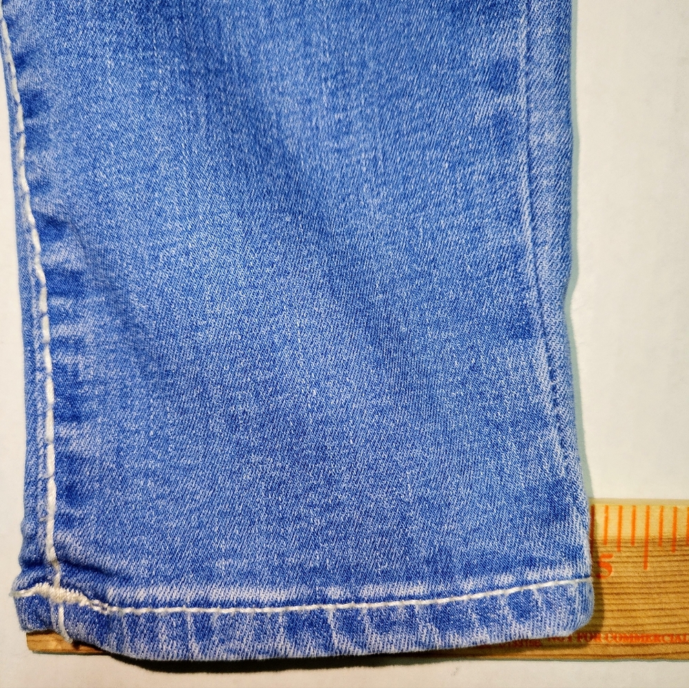True Religion Jeans Women’s 26 Blue Jennie Curvy Super Skinny Denim Button Flap - Picture 12 of 12